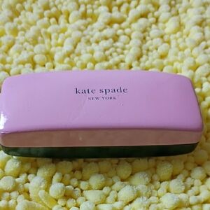 Kate Spade Pink and Green Sunglasses Case